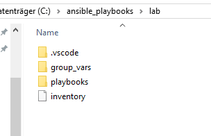 Create Folder - Setup Visual Studio Code with Ansible