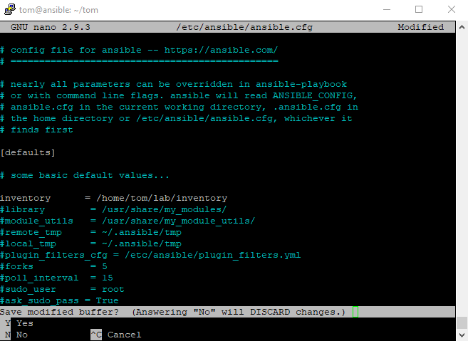 Install Ansible - Ansible Config
