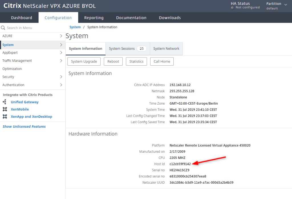 Deploy Citrix ADC 12.1 on Microsoft Azure